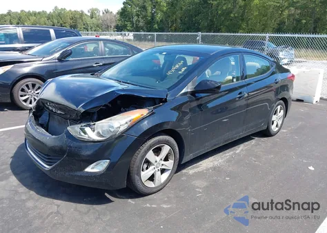 2013 Hyundai Elantra Gls/Limited из США, поврежденный, VIN KMHDH4AE2DU925904